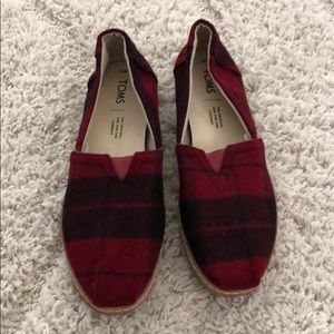 Plaid Toms